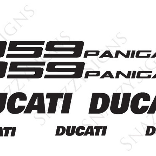 Ducati 959 Panigale Decal Vinyl Sticker Set