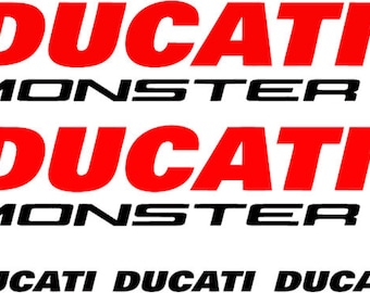 Ducati Monster Decal Vinyl Sticker Set