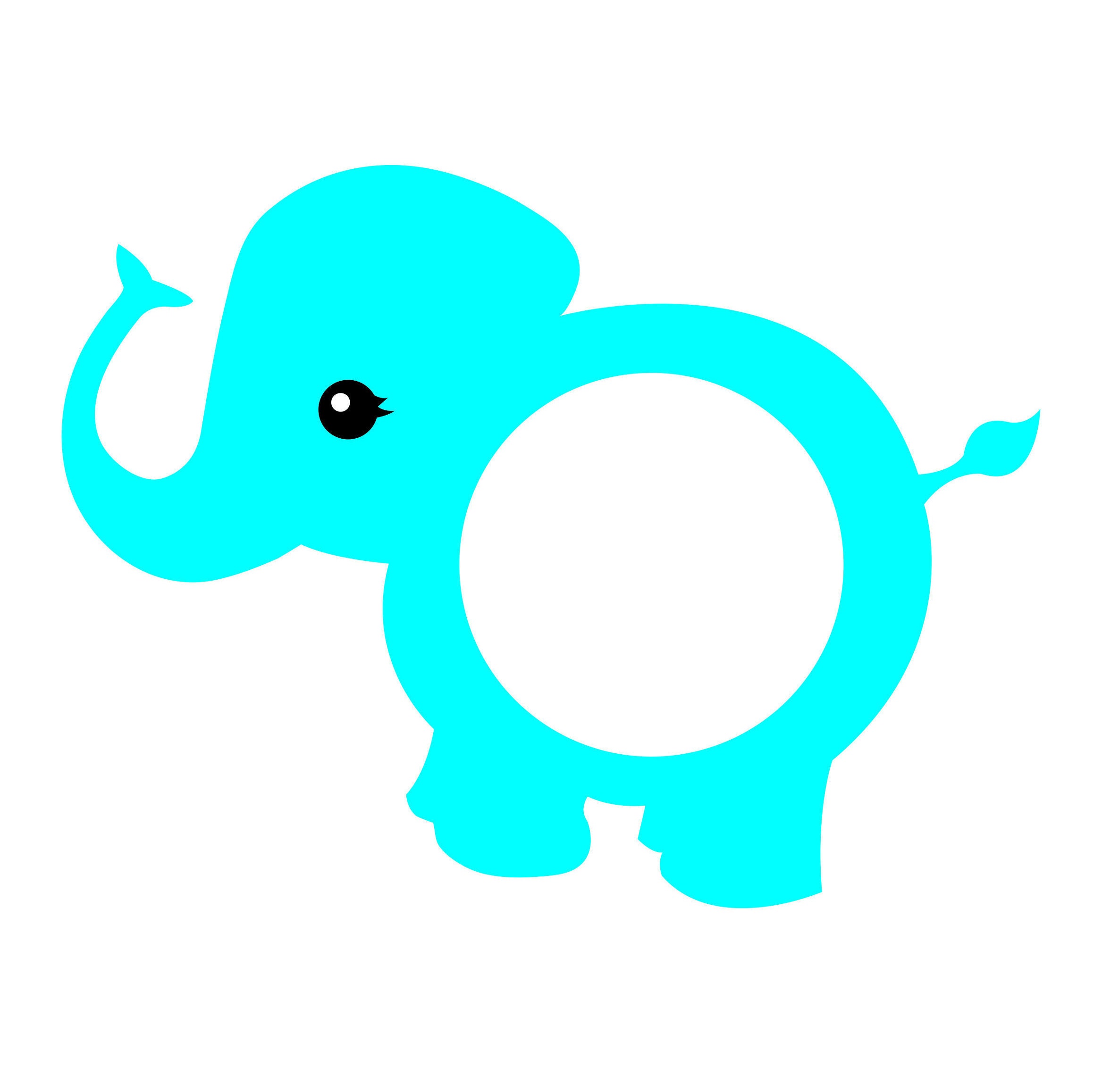 Baby Elephant SVG Cut File | Etsy