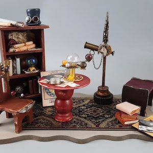 Enchanting Miniature Fairy Dressing Table. Lots of Sweet Details!