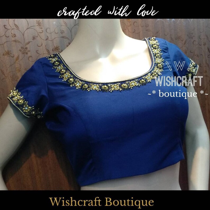 simple boutique blouse designs