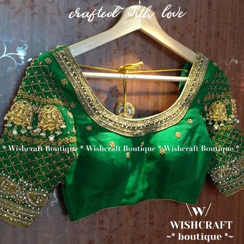 Maggam work blouse Free express shipping USA Canada For brides /& sister Bridal Blouse with beautiful handwork India UK Saree Blouse