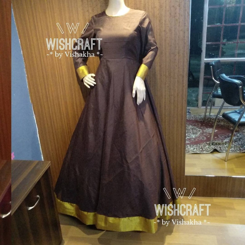 designer long frock