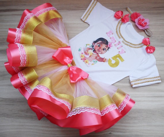 baby moana tutu dress