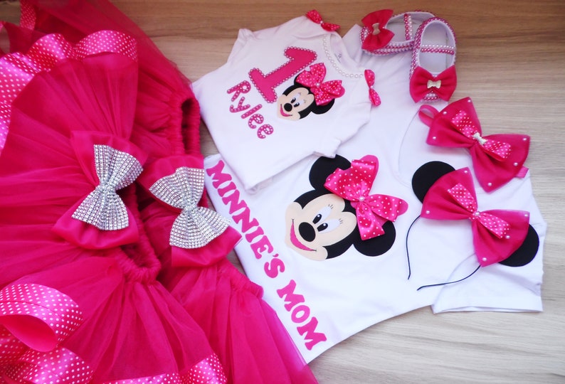 minnie mouse outfit for mom and daughter