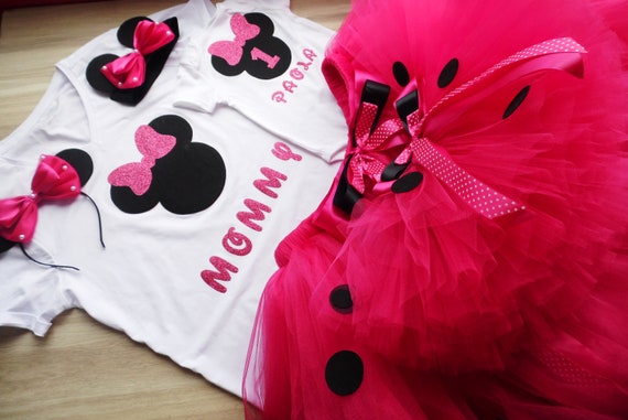 minnie mouse outfit for mom and daughter