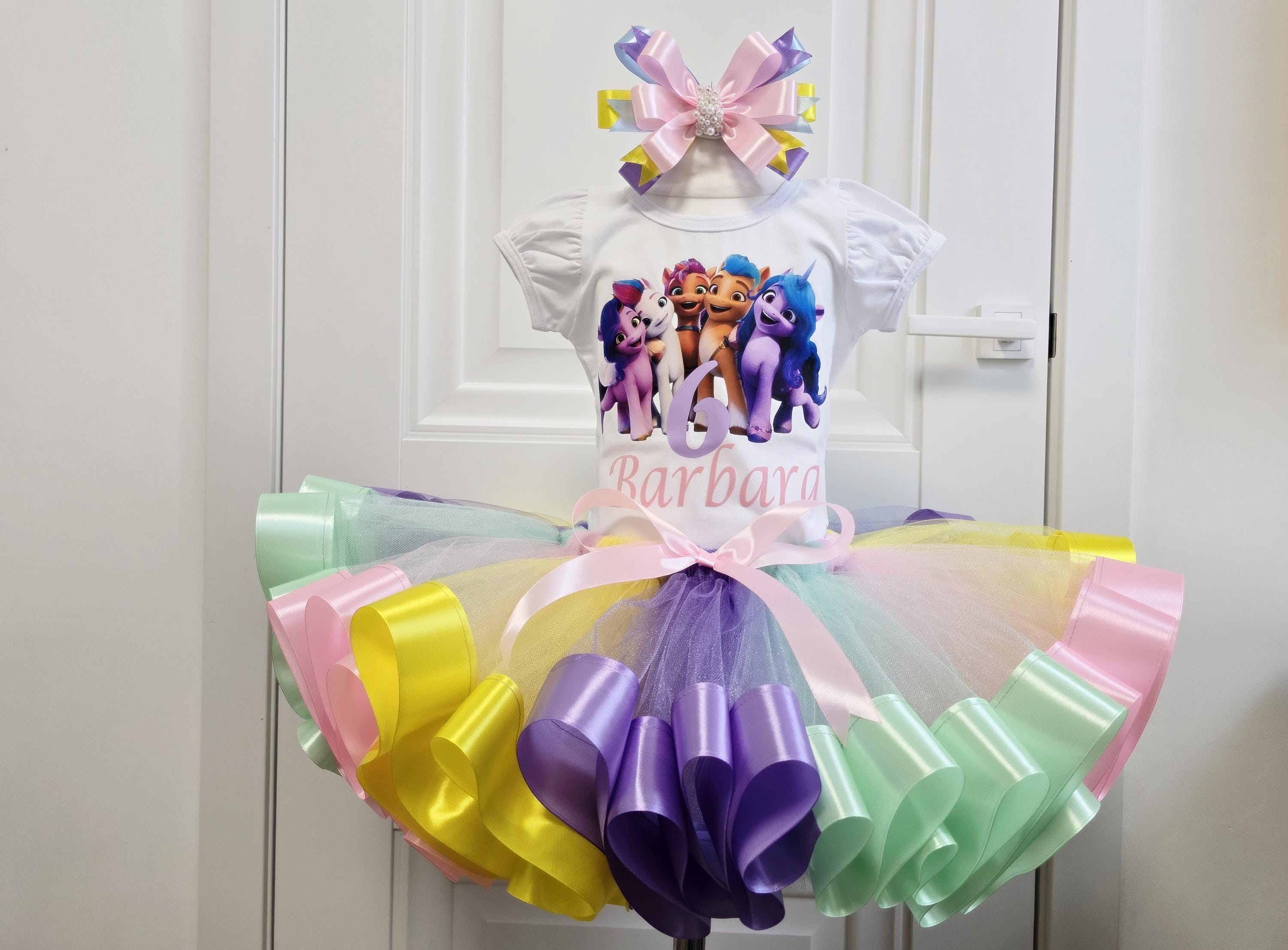 La Llorona Disfraz Amscan - Girl's Rainbow Mystical Pony Kids Fancy Dress 12-18 Month
