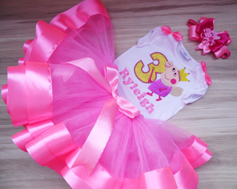 peppa pig 1st birthday outfit