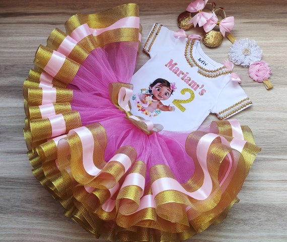baby moana tutu dress