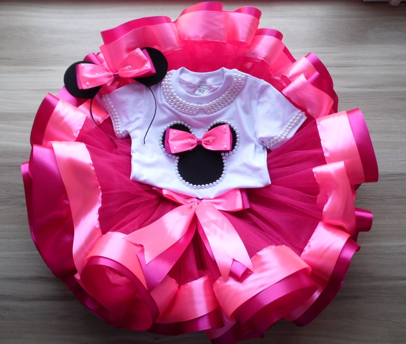 minnie mouse birthday tutu set