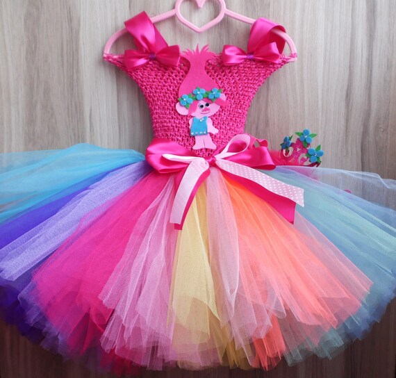 trolls tutu dress