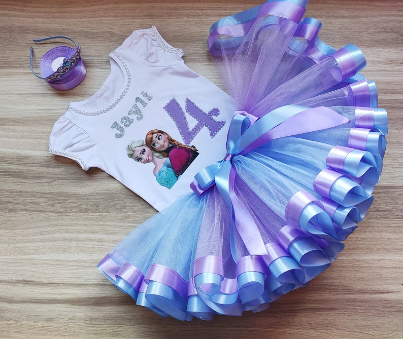 frozen birthday tutu