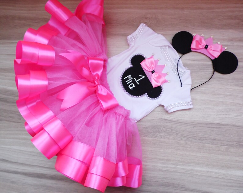 Custom Minnie Mouse tutu outfit Baby Girl Minnie Mouse tutu Etsy