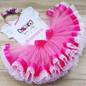 Girls Kitty Cat Face Birthday tutu outfit, Kitty Cat Birthday Party, Kitty cute tulle tutu outfit birthday set, Kitty Cat tutu 1st birthday