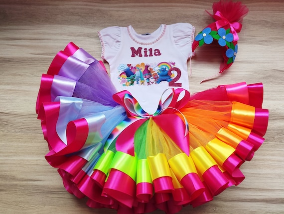trolls 3rd birthday outfit