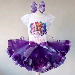 New Generations pony party birthday tutu set, My little pony baby girl tutu dress, New Generations My little pony birthday costume