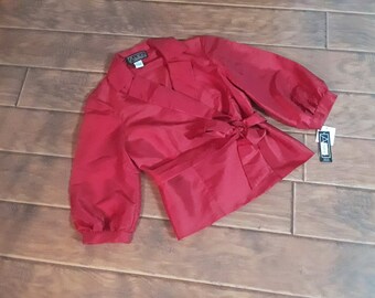 red evening jacket