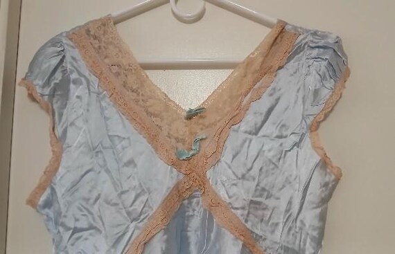 Lace & Ribbon Long Sleeve Vintage Pajama Set
