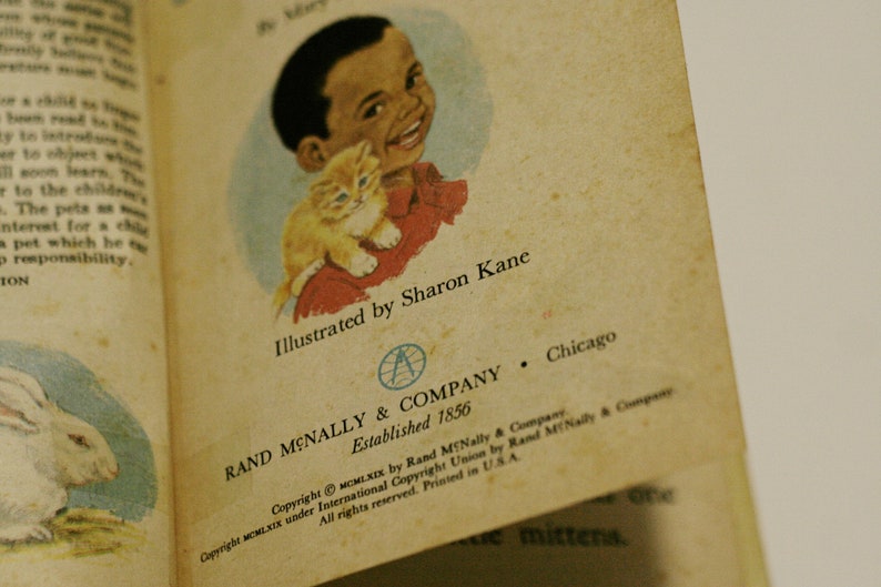 1969 Pet Parade A Counting Book Vintage Retro Childrens Kids Toddlers Books Randy McNally Elf 1960s bild 3