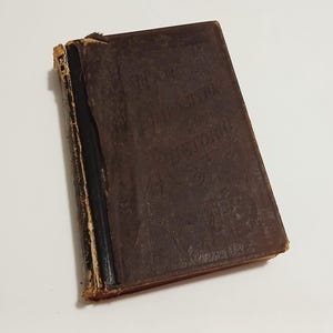 1880s Hart&#39;s Composition and Rhetoric Antique Vintage Hardcover Textbook Old School Books