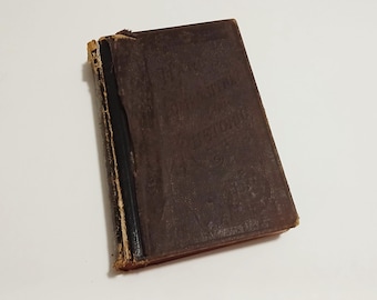 1880s Hart's Composition and Rhetoric Antique Vintage Hardcover Textbook Old School Books
