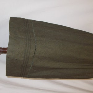 1980s-sherwood Skirt Vintage Olive Green Skirt/wool & - Etsy
