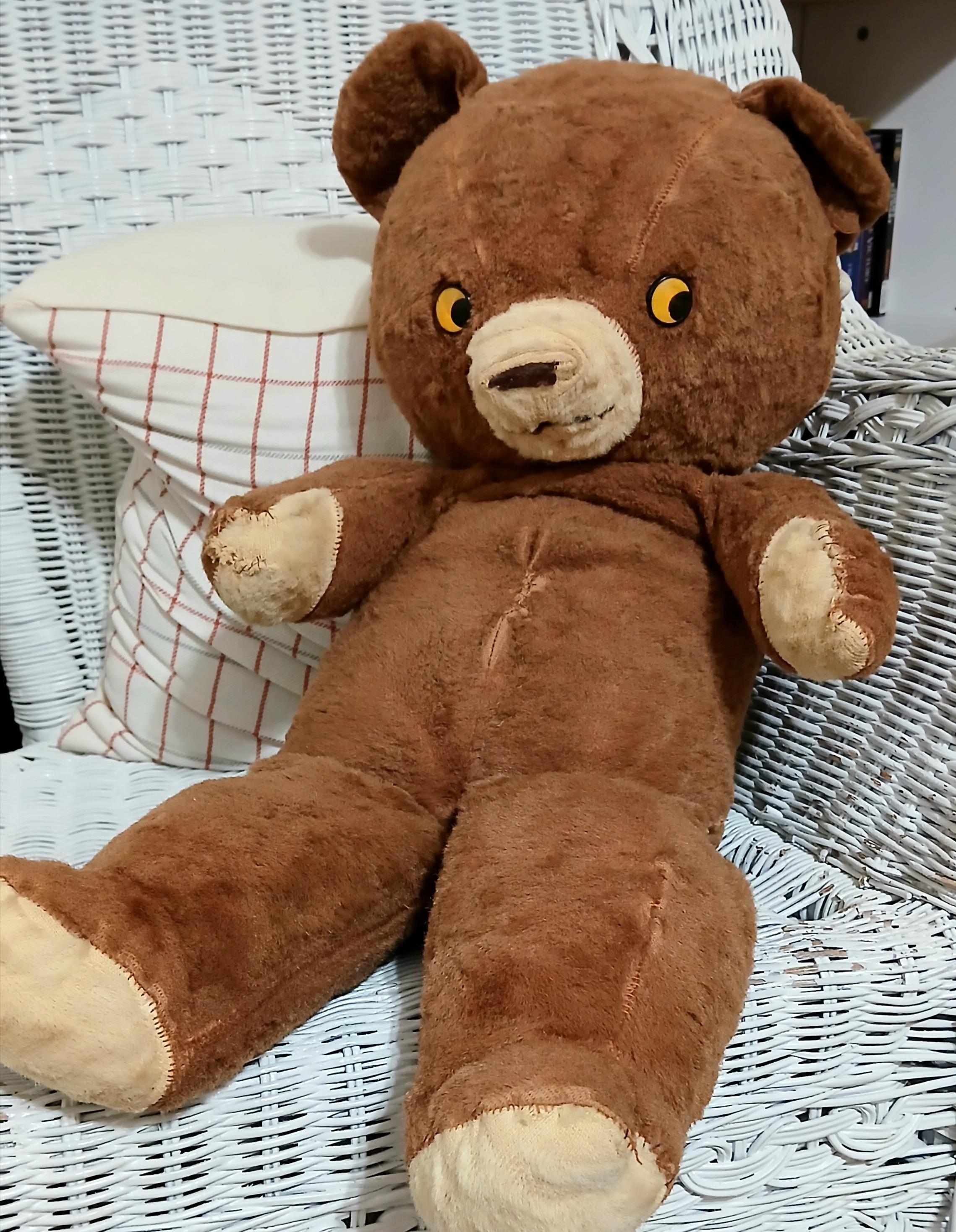 ぬいぐるみ vintage teddy bear most large size Large Antique Teddy Bear - Etsy