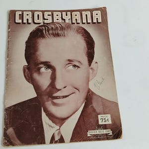 1940s Crosbyana Bing Crosby Song Book Sheet Music Vintage Retro Antique Piano Music