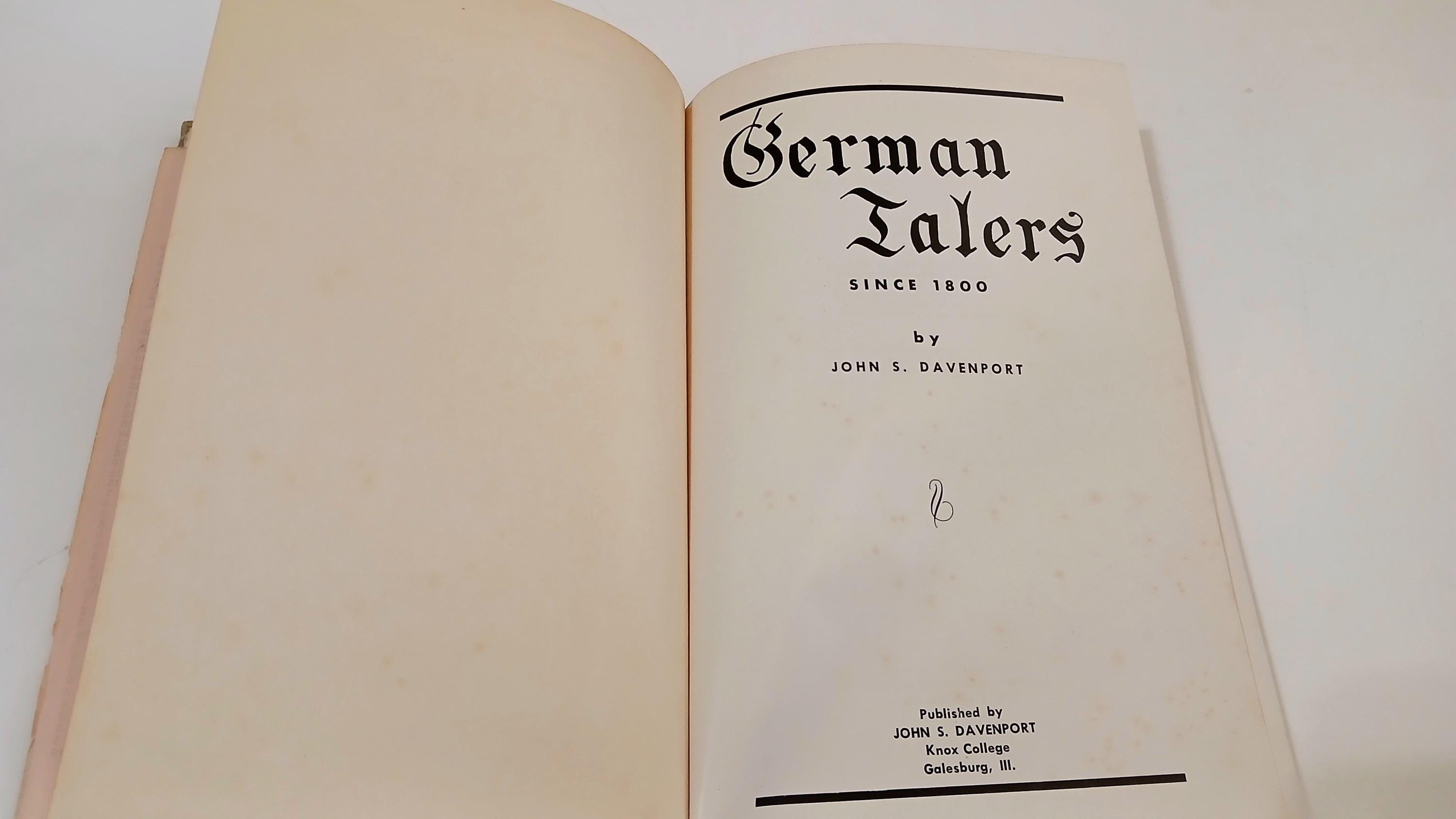 1940s German Talers Since 1800 by John S. Davenport Vintage