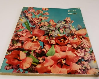 1957 Easter Ideals Book Vintage Retro Holiday Traditions Coffee Table Book
