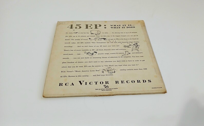 1950s Boston Pops Arthur Feidler the Family All Together 45 RPM Vinyl ...