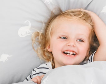 Kinderbett Bettbezug für Kleinkinder - Dinosaurier Bettbezug