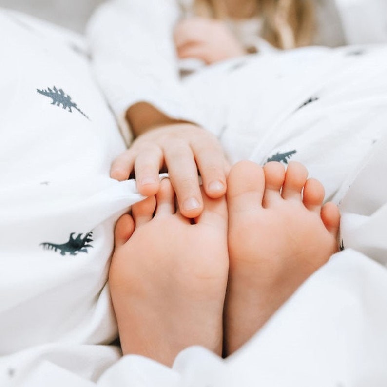 Mini Dinosaurs Cot Bed Duvet Cover Etsy