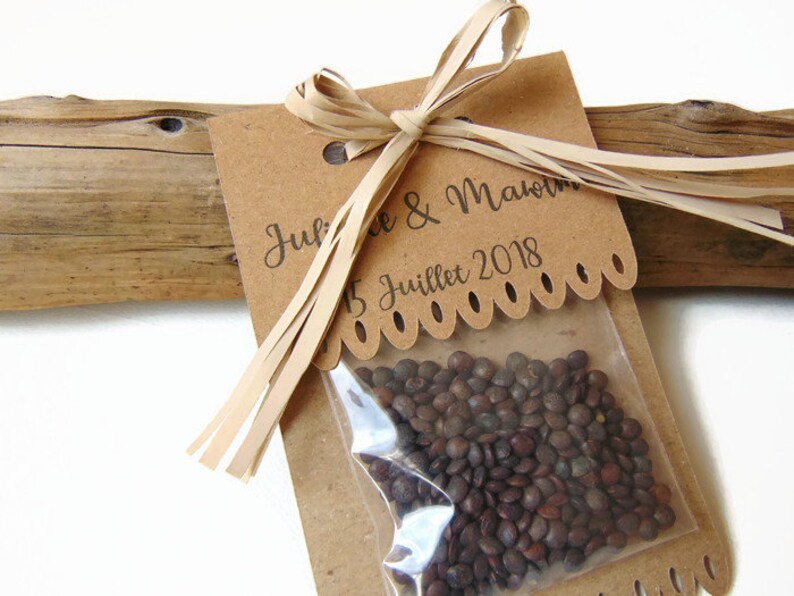 Download Sachet à graines en kraft brun pour mariage champêtre // | Etsy
