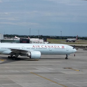 Air Canada Boeing 777-300ER at London Heathrow Airport - Photograph