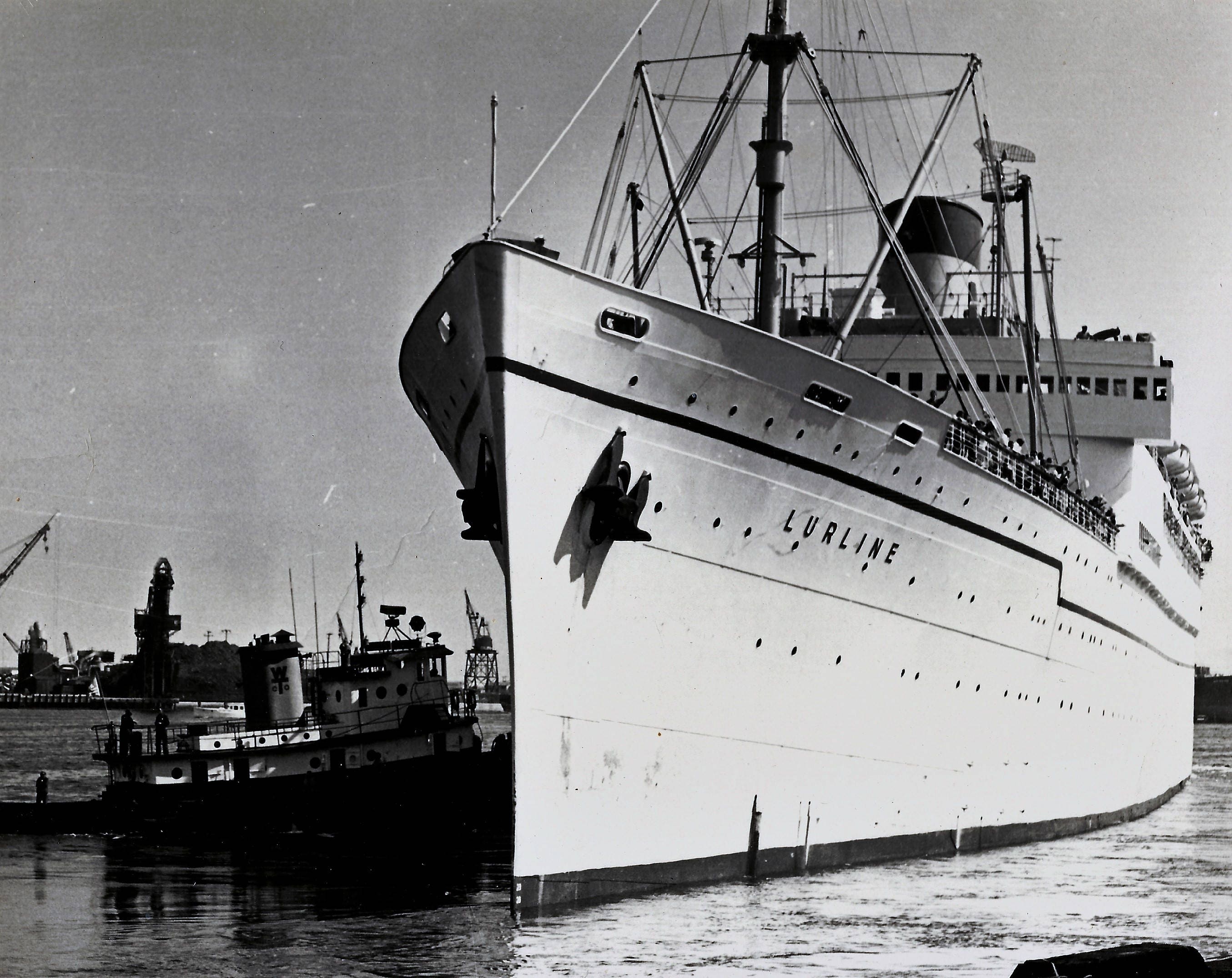 SS Lurline Getting Underway Digital Print Etsy