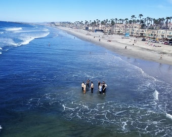 Wetting Down, Oceanside, California - Photograph
