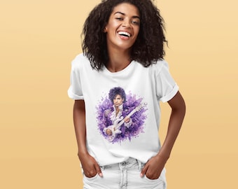 Prince Purple Rain Watercolor Unisex T-shirt