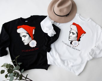 Elvis Christmas Sweatshirt, Fun