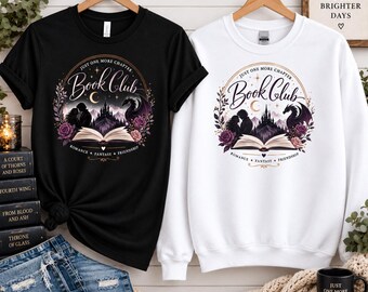 Book club sweatshirt, Fall Book Lover Shirt, Bookish T-Shirt, Cozy Reader Sweatshirt, Autumn Reading Shirt, Book Lover Gift