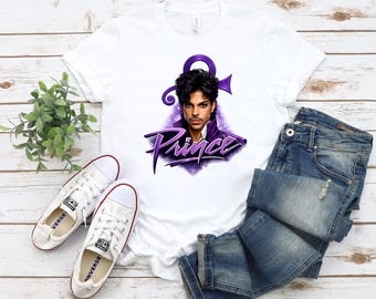 Prince Purple Rain Watercolor Unisex T-shirt