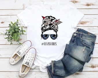 Elvis Vibes Unisex T-shirt, King of Rock and Roll Gift