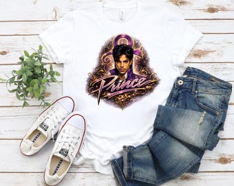 Prince Purple Rain Watercolor Unisex T-shirt