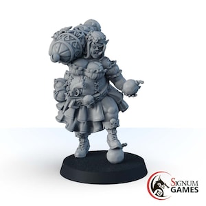 Margurr, Pirate-Gunner Fantasy Miniatures Gunslinger Fighter Pirate, 32mm Scale Dungeons and Dragons Miniatures Pirate D&D Tabletop