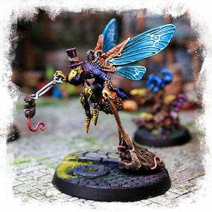Plague Doctor Warrior Artificer DnD Miniature, 3D Printed Resin Figure, Enrico Dziani, Dr. Mosquito, League of Plague Doctor Fighter