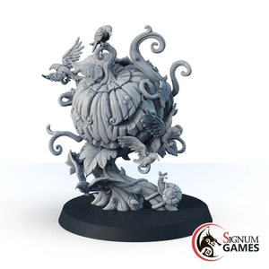 Premium 3D Printed Fantasy Tabletop Miniature for Gaming and dnd The Great Halloween Pumpkin, Unpainted Miniature, Stoican Halloween