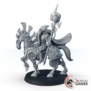 Fantasy Miniatures Waracht, Mind Hunters Knight Illithid, Mind Flayer, Cthulhu Miniature Mindflayer Resin Miniature, Tabletop Gift Idea