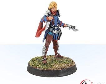 Miniatura de Assassina Ladina para Jogos de Mesa, Dungeons and Dragons, Miniatura de RPG de Fantasia de 32 mm, Miniatura de Assassina Feminina para D&D Impressa em 3D