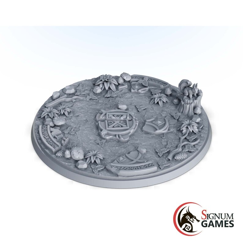 Elves Ruins Bases, Dungeons Ans Dragons TTRPG Tabletop Game Base, Dark ...