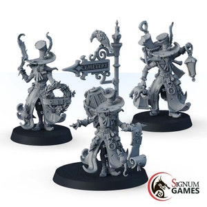 Undertaker Set Fantasy Miniatures  Monster mini Table top Games, Painting Wargames, 3D Printed Miniature 32mm 28mm Tabletop Fantasy Gaming
